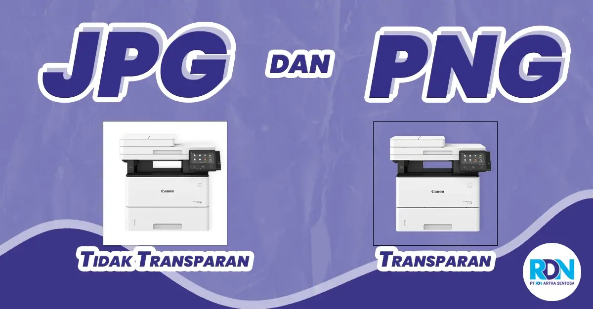 Perbedaan Antara JPG dan PNG